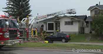Fire breaks out at Riverbend home