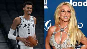 Britney Spears says Wembanyama's security struck her in Las Vegas, Spurs rookie says he was grabbed