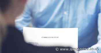 False CV used to secure six-month paralegal job