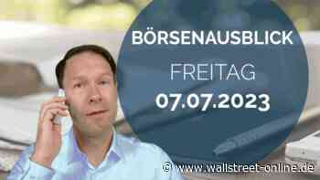 DAX-Morgenanalyse: Roter Wochenausklang im DAX erwartet