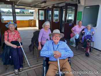 Caldy Manor Care Home visit Liverpool on Mersey Ferry