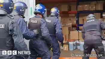 Watch moment police storm Southampton cannabis factory