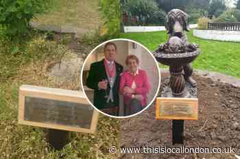 Vandals 'rip out' memorial at Hornchurch sensory garden