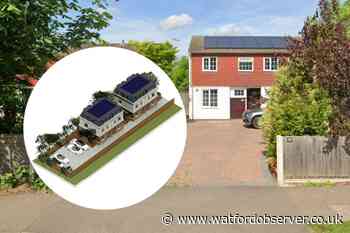 Plan to replace £785,000 Bushey home with four new houses