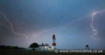 Met Office weather warning issued for thunderstorms and heavy showers in the North East