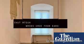 Sculpting words and war, and a show of two halves – the week in art