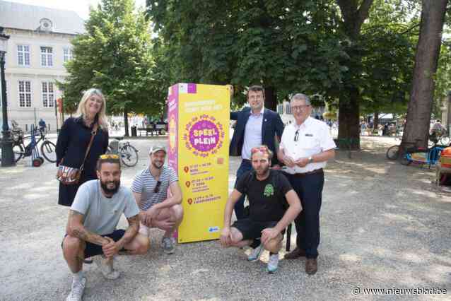 Vijf jaar kindvriendelijke stad gevierd met rondtrekkend speelplein