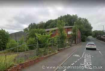 Police and underwater search teams at Rishton Paper Mill