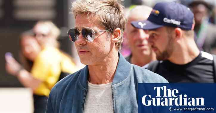 Pitt stop: actor Brad takes to Silverstone track as Formula One meets Hollywood