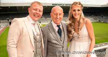 Newcastle United fan who won £5.4m from £1.40 Betfred bet gets married at St James' Park