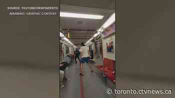 Video shows verbal altercation before violent TTC stabbing