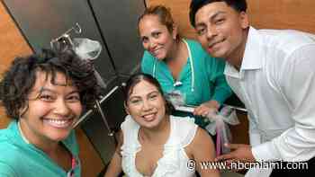 Couple gets married at Homestead hospital after pregnant bride's water breaks