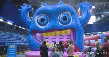 Monstrous inflatable obstacle course comes to Saskatoon