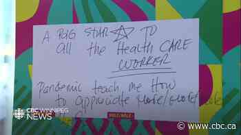 Glad you were here: Postcards at St. Boniface Hospital reflect on pandemic sacrifices