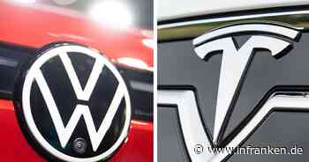 VW bei Elektroautos im Inland noch hinter Tesla