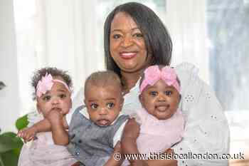 Lewisham mum told she was infertile then gets pregnant with triplets