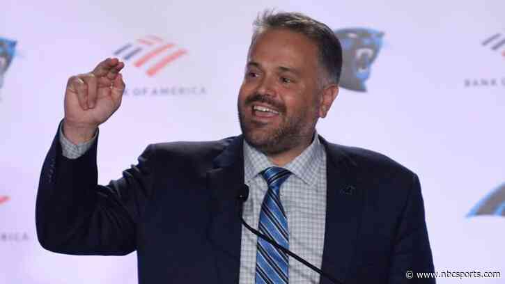 Matt Rhule says coaching the Panthers was a "purifying fire"