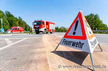 Ölspur zwischen Hembsen und Brakel: B64 einseitig gesperrt