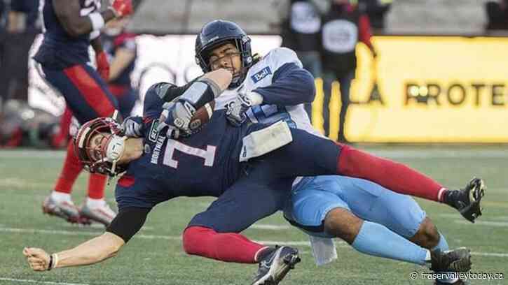 Argonauts trade Canadian defensive lineman Acheampong to Elks