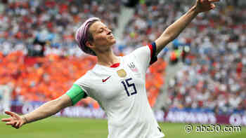 US soccer star Megan Rapinoe announces she'll retire after NWSL season