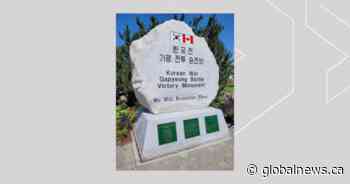 City of Airdrie unveils monument commemorating Korean War victory