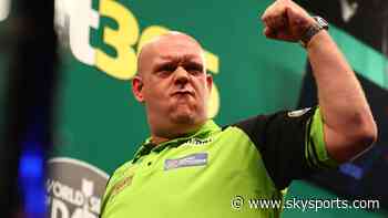 Van Gerwen clinches Poland Darts Masters title vs Van den Bergh
