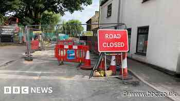 East Yorkshire village cut in half after sewer collapse