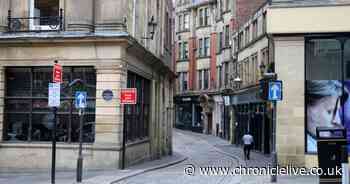 Driver lost control of automatic car and crushed man against building in Newcastle city centre