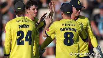T20 Blast: Hampshire Hawks beat Worcestershire to earn record 10th Finals Day visit