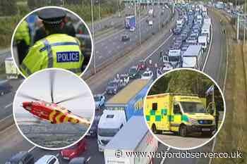 Serious crashes on Hertfordshire M1 and M25 - round-up