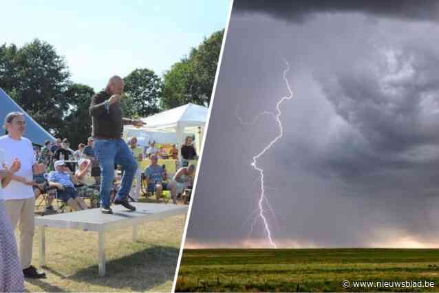 Eerste evenementen geannuleerd wegens noodweer: gezinsfestival in Zandhoven afgelast, ook Fiësta Mondial in Sint-Truiden uitgesteld