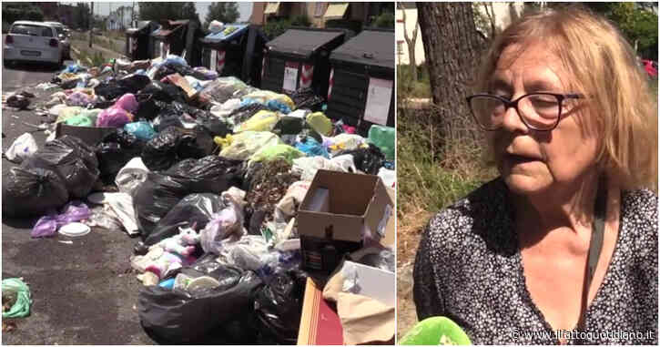 La periferia est di Roma è invasa dai rifiuti, lo sfogo dei cittadini: “Siamo abbandonati, è un inferno. Mai vista una cosa così”