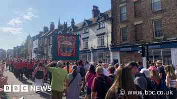 Durham Miners' Gala: Thousands gather for event