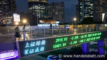 Kapitalmarkt: Chinesische Regierung will private Investmentfonds stärker regulieren