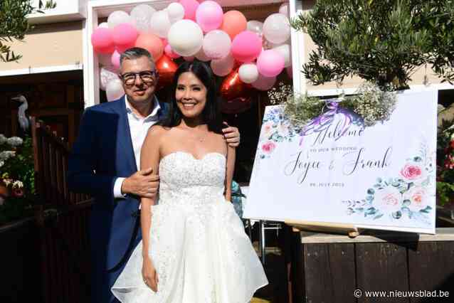 In Hongkong sloeg de vonk over, nu trouwen Frank en Joyce in Deurne: “Ik ben zo fier op haar, ze heeft zich enorm snel aangepast”