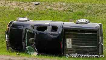 1 injured in rollover on Glenmore Trail