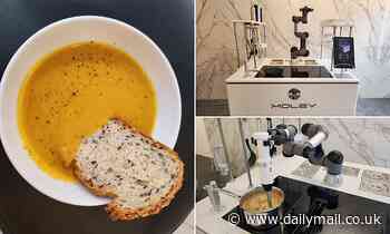 45 minutes for soup? I was cooked lunch by a £50,000 robot