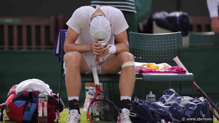 Canada's Shapovalov falls to Safiullin in fourth-round match at Wimbledon