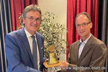 Professor Wrenger neuer Präsident des Rotary-Clubs Höxter