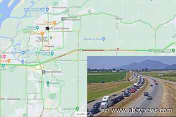 UPDATE: Crash cleared in eastbound lanes outside of Chilliwack Sunday morning