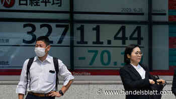 Börse Asien: Asiatische Aktien legen leicht zu