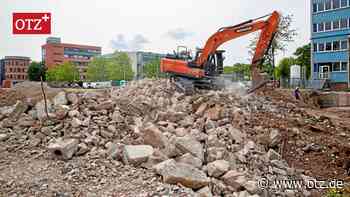 Ungewohnter Durchblick im Gewerbegebiet: Wer hier in Jena neu bauen wird