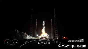 SpaceX Falcon 9 rocket launches for record-breaking 16th time, lands on ship at sea