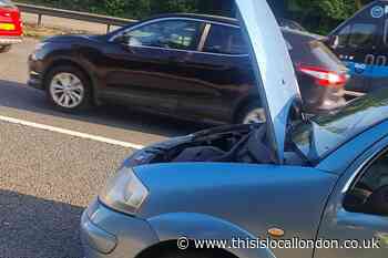 RAC forces driver to abandon car on A2 at night