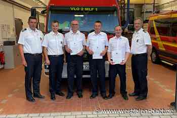 Vlotho: Feuerwehrleute wechseln in die Ehrenabteilung