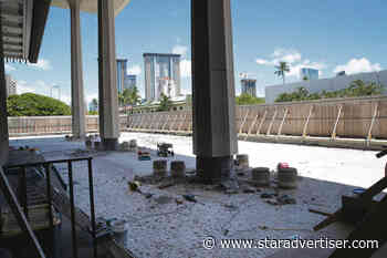 Pools at Hawaii state Capitol might stay dry