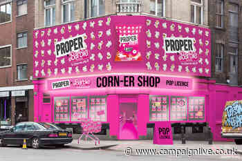 Proper Snacks opens a pink 'corn-er' shop in collaboration with Barbie