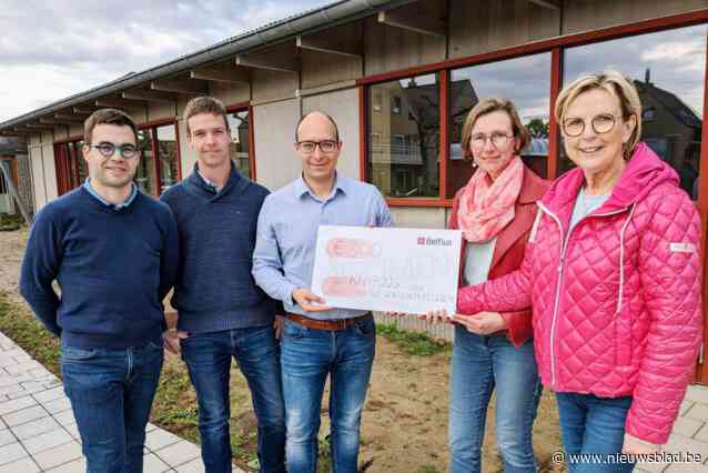 Jong VLD Wortegem-Petegem steunt kinderopvang Knipoog