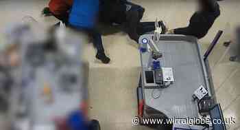 CCTV of Elle Edwards killer Connor Chapman's Powys Tesco arrest