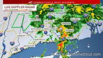 Flash flood warning issued for Middlesex and New London counties